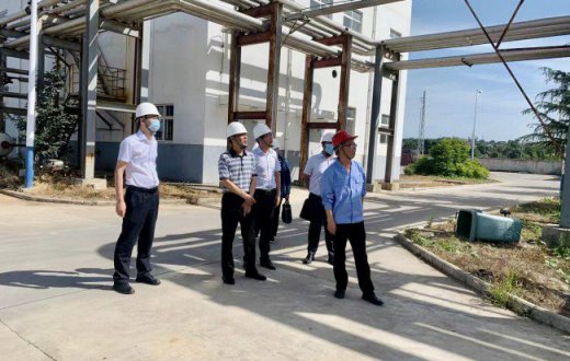 市国资公司检查组前往企业检查安全生产和疫情防控工作